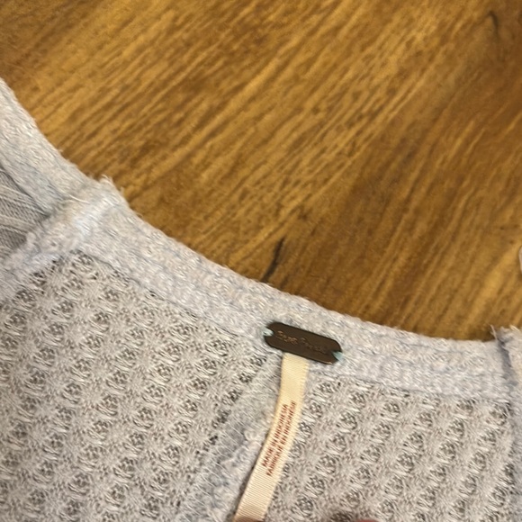 We the Free by Free People Catalina V-Neck Thermal Top - Picture 3 of 7